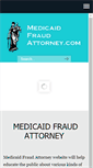 Mobile Screenshot of medicaidfraudattorney.com